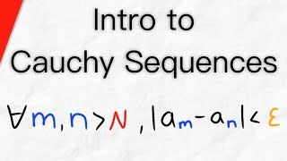 Intro to Cauchy Sequences and Cauchy Criterion  Real Analysis [upl. by Maiocco]