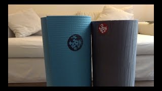 Manduka Pro vs eKo Yoga Mat Comparison [upl. by Tnilc]