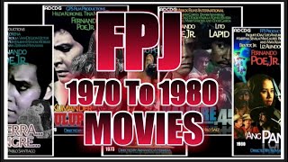 FERNANDO POE JR  FPJ  1970 to 1980 Movies [upl. by Einot]