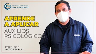 APRENDE A APLICAR LOS AUXILIOS PSICOLÓGICOS ANTE UNA CRISIS [upl. by Karwan]