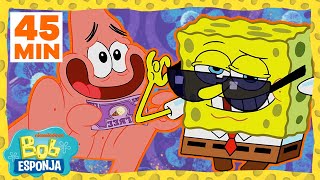 ¡45 MINS de lo mejor de la temporada 10 PARTE 2  Bob Esponja en Español [upl. by Eseeryt]