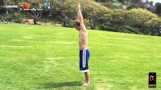 How to do a Arabian Flip Tutorial 180 Front Back flip gymnastics lesson [upl. by Sansbury]