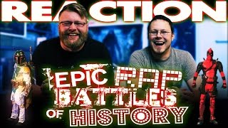 Epic Rap Battles of History Deadpool vs Boba Fett REACTION [upl. by Ailedamla]