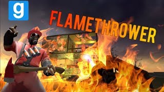 Gmod Addons vFire Flamethrower Cinematic [upl. by Adnilemreh509]