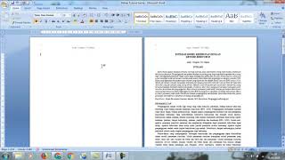 Tutorial Hapus Halaman Kosong Di Microsoft Word [upl. by Razaele]