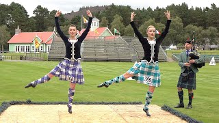 Hielan Laddie exhibition Scottish Dance by championship dancers for 2020 VirtualHighlandGames [upl. by Aiclef]