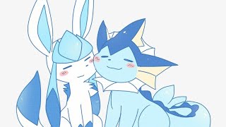 Vaporeon x Glaceon Amv Here With Me [upl. by Etna726]