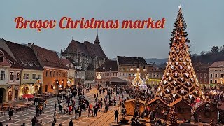 Brasov Romania Christmas Market [upl. by Arabeila]