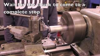 Basic Turning on a Manual Lathe [upl. by Yelreveb]