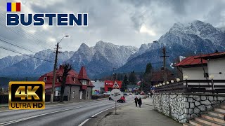 Busteni Romania Walking tour 4K video [upl. by Acenom66]