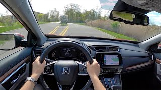 2020 Honda CRV Touring AWD  POV Review [upl. by Stoll]