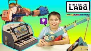 Nintendo LABO Review by HobbyKidsTV [upl. by O'Conner]