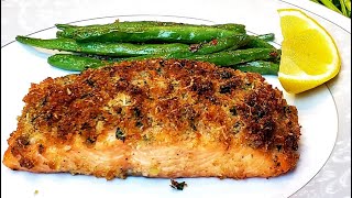 Panko Crusted Air Fried Salmon [upl. by Aillicsirp471]