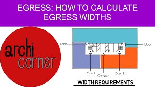 AC 011  Egress How to Calculate Egress Widths [upl. by Ruddy]