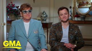 Elton John reveals emotional message behind Rocketman film  GMA [upl. by Attennod933]