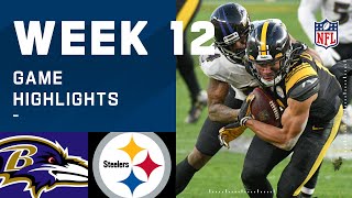 Ravens vs Steelers Week 12 Highlights  NFL 2020 [upl. by Atirehc]