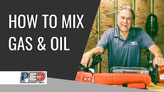 How to Properly Mix Gas amp Oil for 2Cycle Engines [upl. by Ainehta]