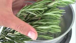 DIY ROSEMARY HAIR RINSE for healthy scalp and hair [upl. by Ahsiugal]