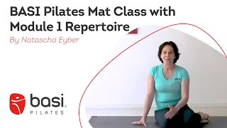 BASI Pilates Mat Class with Module 1 Repertoire [upl. by Anaujd144]