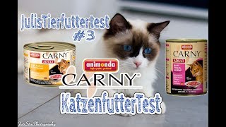 Katzenfutter ANIMONDA CARNY ADULT im Test  Nassfutter für Katzen  Review  JulisTierfuttertest 3 [upl. by Fransen858]