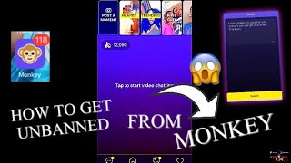 How to get unbanned from MONKEY APP Easy tutorial [upl. by Avle]