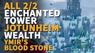 Enchanted Tower Wealth Chest AC Valhalla Jotunheim Ymirs Blood Stone [upl. by Ahsoem681]