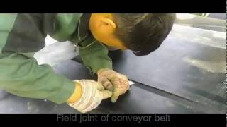 How to make conveyor belt splicing [upl. by Assiron]