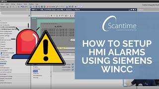 How to Setup HMI Alarms using Siemens TIA Portal WinCC [upl. by Suoiradal]