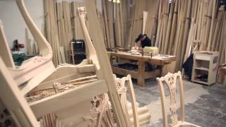 Manufacturing of luxury classic furniture [upl. by Kellene]