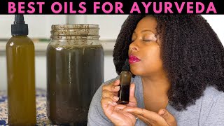 Ayurvedic Hair Oil for Hair Growth  Infusing Herbs The Best Oils for Natural Hair [upl. by Nigen855]