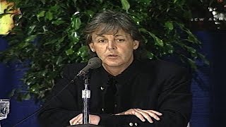 Paul McCartney Press Conference Lexington KY April 9 1990 Rupp Arena [upl. by Adnot945]