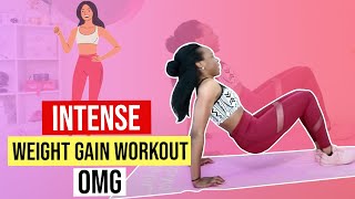 INTENSE Weight Gain Workout  OMG 😱 [upl. by Ysiad]