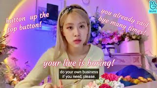 This How quotFansquot Insulted Rosé on Her Birthday VLive 💔  Blackpink  So Rude and The Disrespect 😢💔 [upl. by Xirdnek]