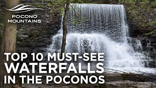 10 MustSee Waterfalls in the Poconos [upl. by Linehan]