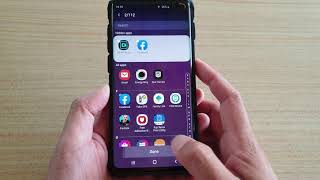 How to Hide  Unhide Apps on Galaxy S10  S10 [upl. by Lede124]