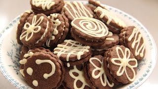 Versierde chocoladekoekjes van Saakje [upl. by Conlon]