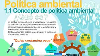 Política ambiental características instrumentos y LGEEPA [upl. by Joh161]