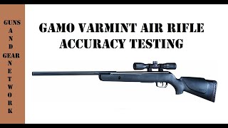 GAMO Varmint Air Rifle Accuracy Testing [upl. by Deonne]