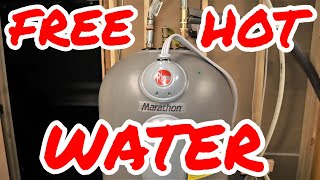 FREE Hot H2O  Desuperheater  StepbyStep DIY Geothermal Part 6 [upl. by Marti]