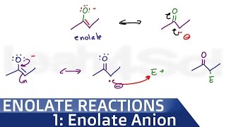 Enolate Ion Formation and Stability of Alpha Acidic Hydrogen [upl. by Atekahs]