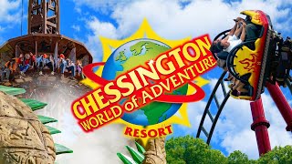 The 10 BEST Rides at Chessington World of Adventures [upl. by Arhoz360]