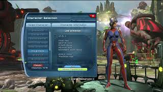 DCUO  All My Characters List 25012022 [upl. by Alekin]