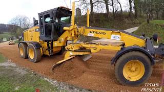 Motor Grader Big Road GradingSkilled operator [upl. by Aluk671]