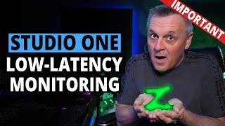 Studio One  Low Latency Monitoring AMAZING [upl. by Namreg57]