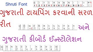 How to Install Gujarati Indic IME  How to Type Gujarati with Shruti Font [upl. by Melac498]