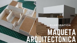 COMO SE HACE una MAQUETA de Arquitectura PARTE 1 [upl. by Kirsch]