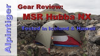 MSR Hubba NX  Tested in Iceland amp Hawaii [upl. by Notfol]