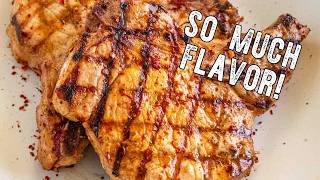 Pork Chop Marinade  Perfect Pork Chops Every Time [upl. by Acinoryt]