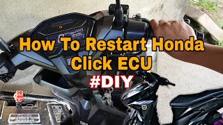 How To Reset ECUHonda Click [upl. by Dymoke]