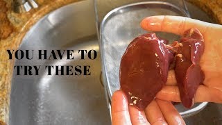 How to Cook and Clean Chicken Livers  Chef Lessons [upl. by Ahsiuqram]